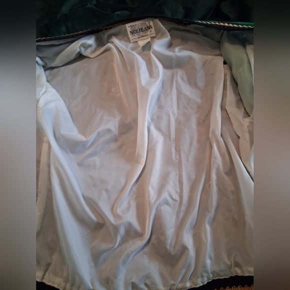 No! Jeans patchwork king queen Art Vintage cardigan Size O/S - Picture 11 of 13